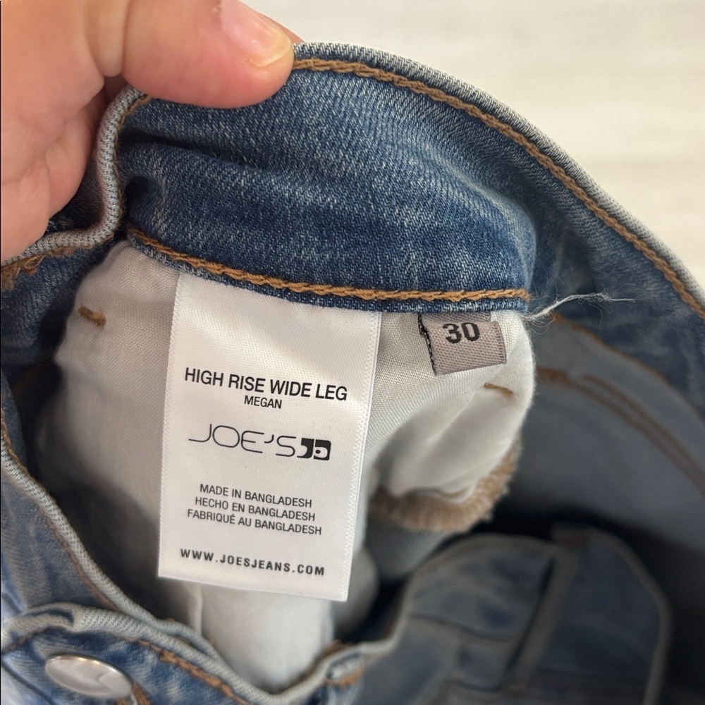 JOE'S High Waist Wide Leg Jeans In Megan size 30 - Picture 8 of 11